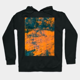 Blue-orange forest Hoodie